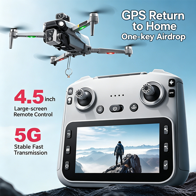 Drone Surveying - K19 MAX GPS Drone 4K Professional